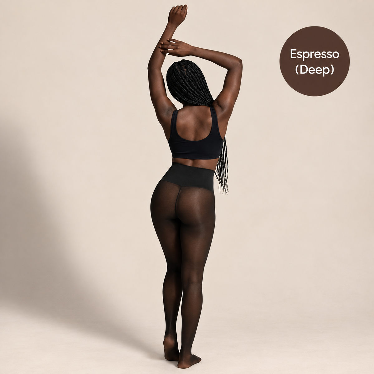 Sheer Illusion Fleece-Lined Tights