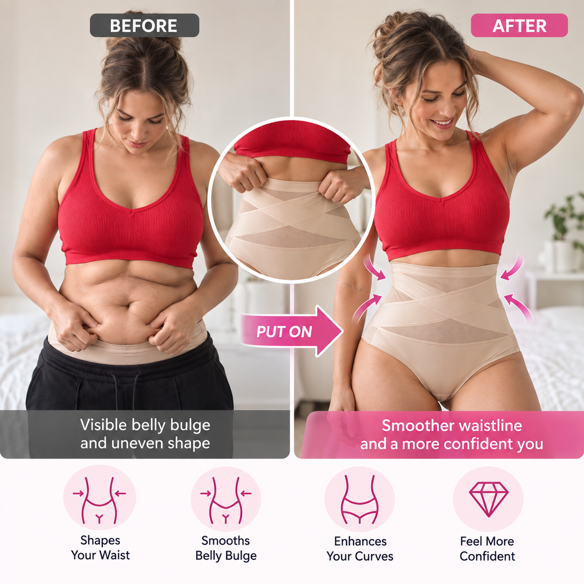 Tummy Velanisa Control Shapewear Panties for Women Butt Lifting Underwear